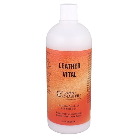 LEATHER MASTER LEATHER VITAL REVITALIZATION 1 Liter - Leather Vital Revitalization For Use on Leather Furniture, Car Int