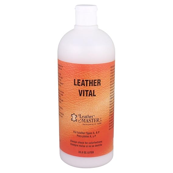 LEATHER MASTER LEATHER VITAL REVITALIZATION 1 Liter - Leather Vital Revitalization For Use on Leather Furniture, Car Int