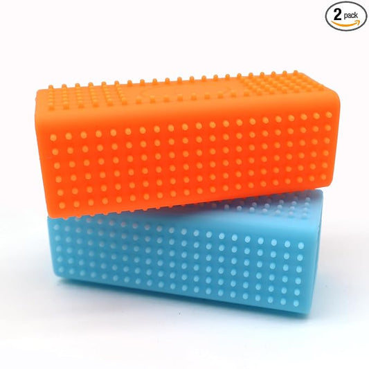 2pcs Pet Dog Cat Hair Remover, Pet Hair Removal Tool, Car Carpet Cleaner, Rubber Brush Roller, Dog Remover for car，Interior, Furniture, Sofa