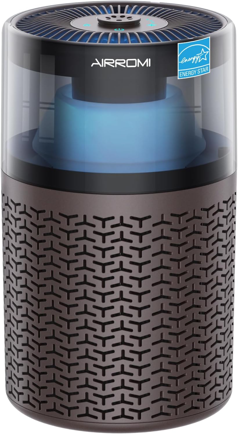 Air Purifiers for Quiet Bedroom Home Pets Smoke Dust,660 ft², Tan