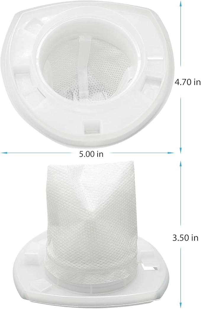 6 Pack Replacement Filter for Black & Decker Dustbuster AdvancedClean Cordless Handheld Vacuum VF110 CHV1410L CHV1410 CHV9610 CHV1210 CHV1510 CHV1410B Dust Buster Compact Hand VAC BDH2000L 90558113-01