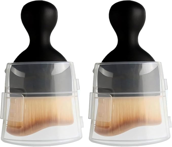 2PCS Car Interior Detailing Brush Set, Scratch-Free Soft Bristle Cleaning Tool for Dashboard, Air Vent, Piano Black Trim, Screen & Electronics