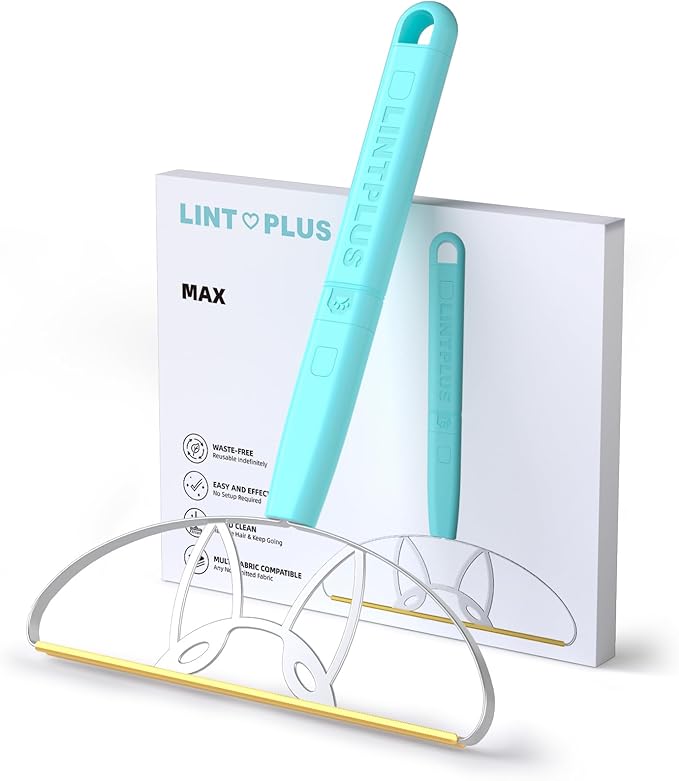 Flex Max Pet Hair Remover by LINTPLUS-Adjustable Pet Hair Removal Tool 2X More Effective Than Pro, Dog & Cat Hair Remover for Rugs, Couches & Pet Towers-Effortlessly Removes All Hair!