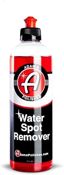 Adam's Water Spot Remover - Hard Water Stain Remover for Glass, Shower Doors, Paint, Windows, Car Detailing, Calcium, Ma