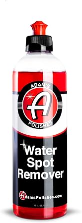 Adam's Water Spot Remover - Hard Water Stain Remover for Glass, Shower Doors, Paint, Windows, Car Detailing, Calcium, Ma