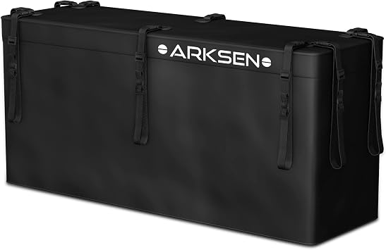 ARKSEN Hitch Cargo Carrier Bag for 19" x 53" Baskets Waterproof 10.75 Cubic Feet Large Capacity Luggage Storage (50" L x