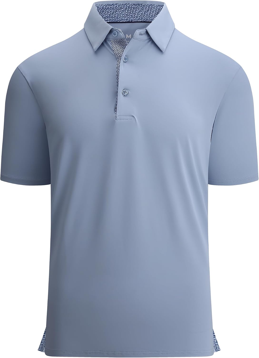 Mens Golf Shirt Quick-Dry Solid Short Sleeve Polo Shirts