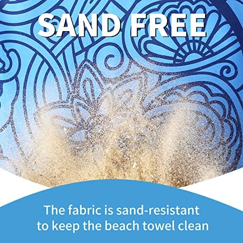 Microfiber Beach Towel Oversized 71x32 Multiple with Bag 4 Pack Bulk