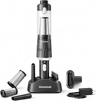 Handheld Vacuum Cordless Smart Display and Charging 25KPa Car Vacuum