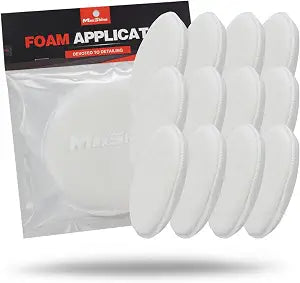 Maxshine UFO Microfiber Wax Applicator Series for Car Detailing Polishing, 5 inch, 12 Pieces