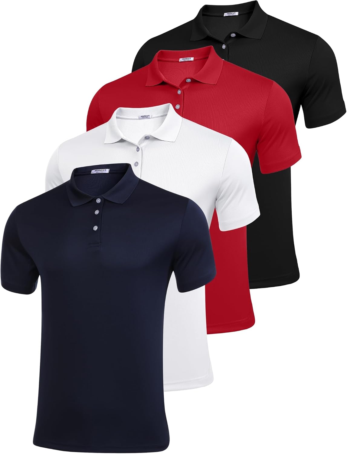 Golf Polo Shirts for Men Quick Dry Short Sleeve Collared Shirt