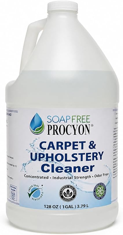 Soap Free Procyon Carpet & Upholstery Concentrate, 128 Fl Oz