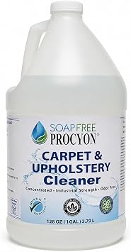 Soap Free Procyon Carpet & Upholstery Concentrate, 128 Fl Oz