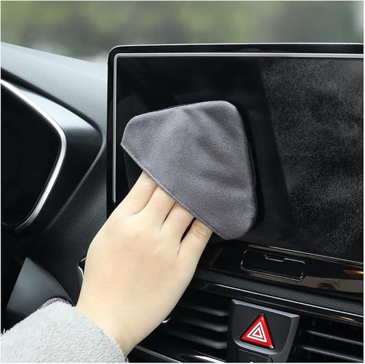 Stacool Car Screen Cleaner Cloth,Rapid Dust Removal Microfiber Cleaning Cloth for Car Display,Cell Phones,Dashboard,Double Sided Car Touch Screen Cleaner Car Accessories for Car,Truck,SUV