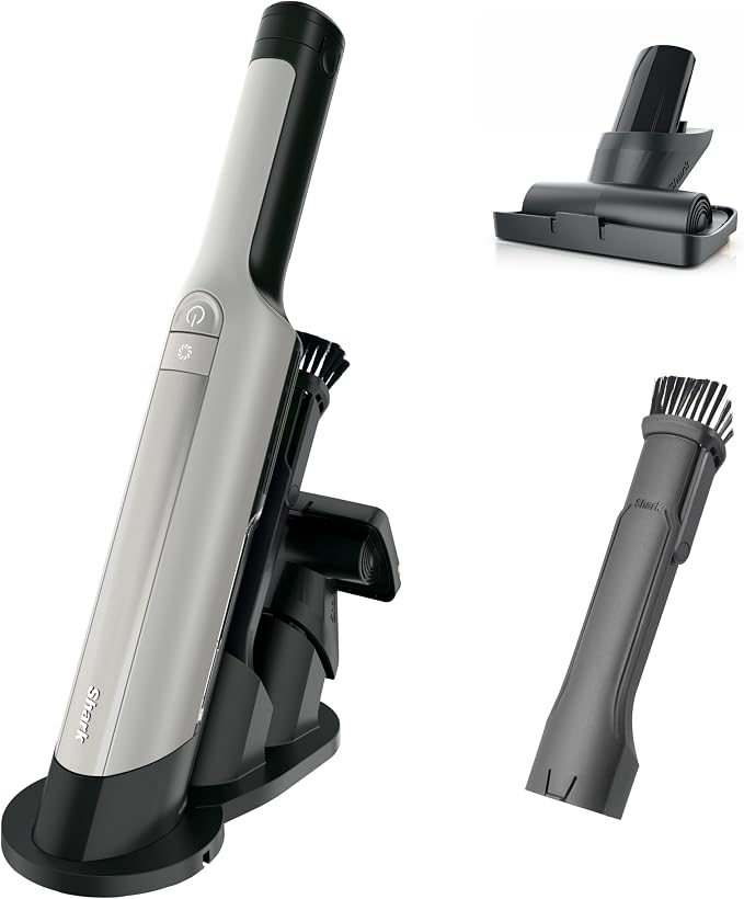Shark WANDVAC Power PET Cordless Hand Vac, White, WV410WH