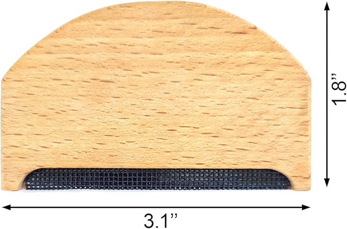 BlingKingdom 2pcs Wool Cashmere Comb Manual Portable Sweater Comb Pill Remover Wooden Pilling Fuzz Fabric Lint Remover Clothing Brush Tool for Clothing Garments Knitwear Cashmere Woolens Coats Shaver