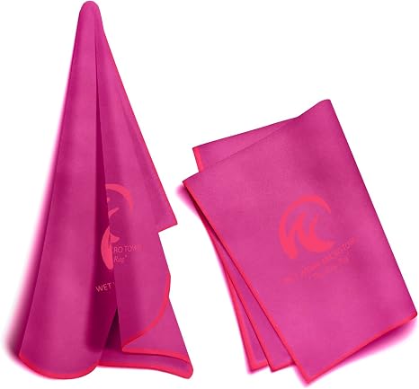 Wet Work Microfiber Dog Towels, XL(60”x36”), Thin & Lightweight, Super Absorbent, Quick Dry, Ultra-Soft, Lint Free, Comp