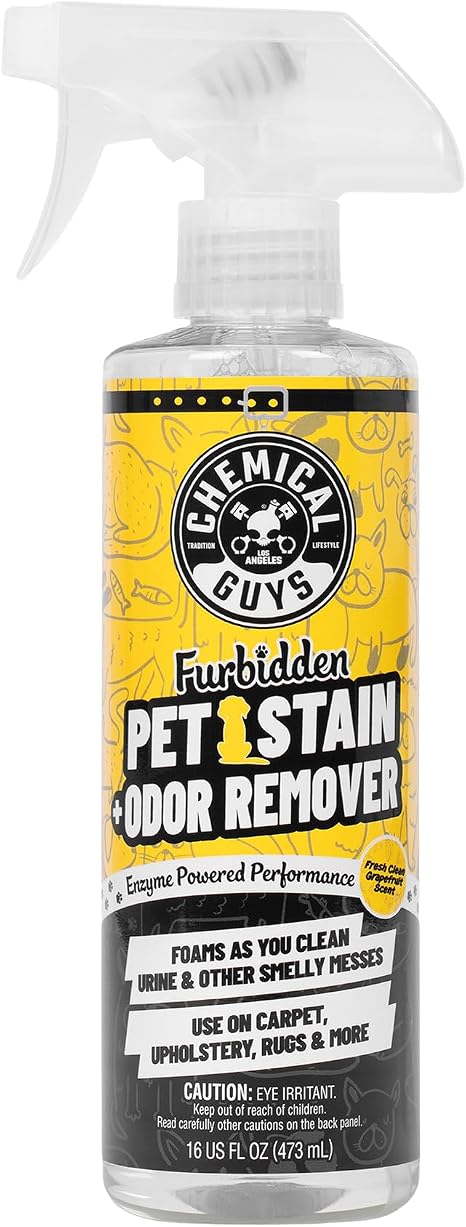 Chemical Guys, Furbidden Pet Stain & Odor Cleaner for Carpet & Seats, 16 oz