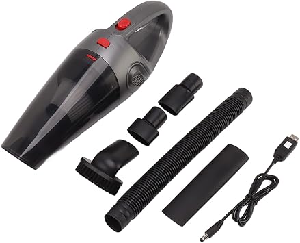 Car Vacuum Cleaner with Strong Suction, Portable, Rechargeable, Low Noise, Cordless Handheld Vacuum Cleaner for Home