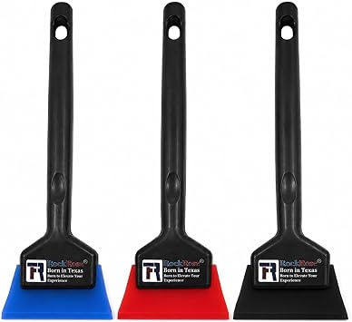 RockRose Agile Handle Mini Squeegee: Car Quarter Glass Replaceable Car Wrapping & Window Film Tinting Tool for Precise A