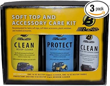 Bestop Cleaner/Protectant Pack 1121500 for Vinyl Soft Tops