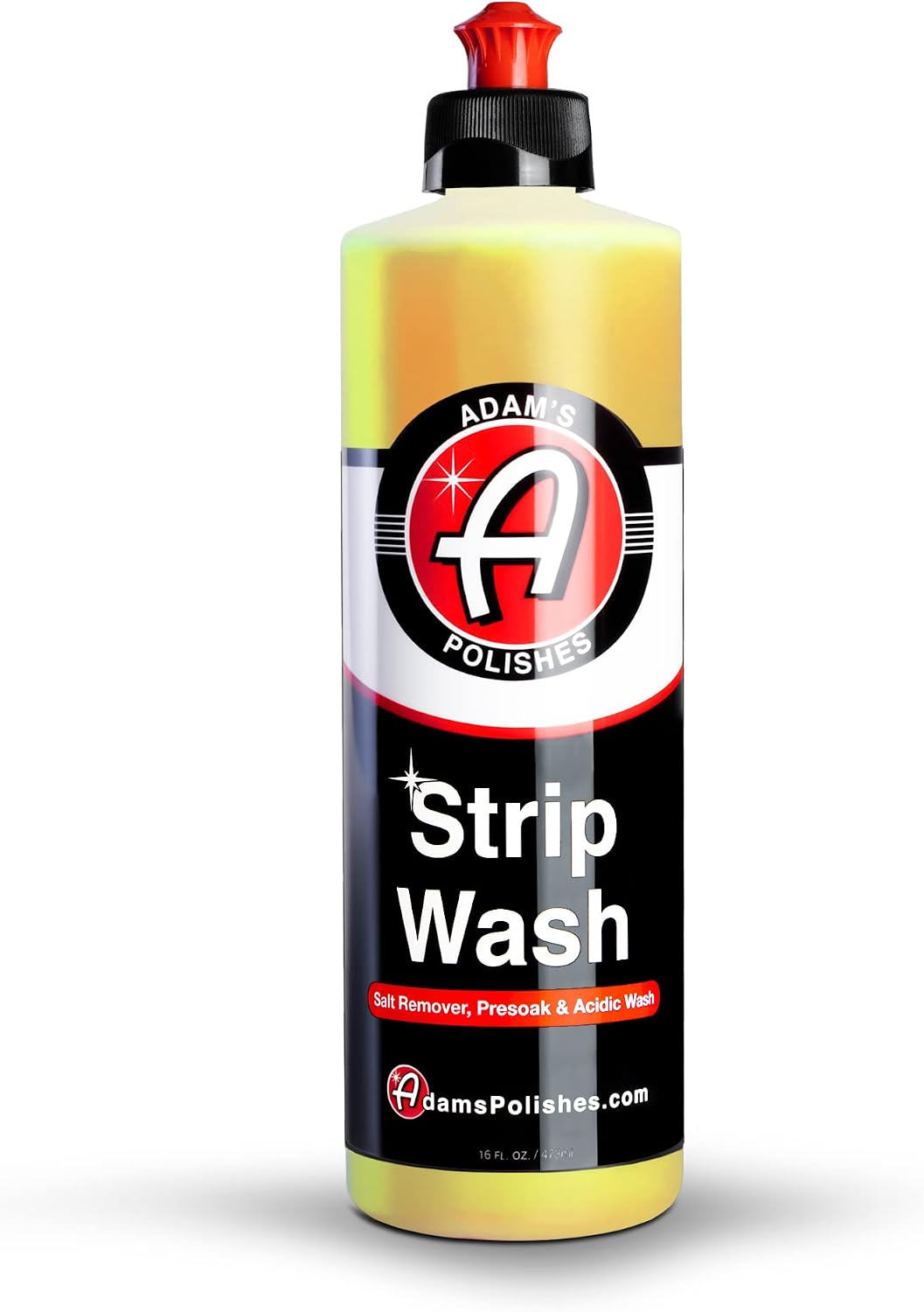 Strip Car Wash Soap (16 oz) - Sealant & Wax Remover Shampoo Salt Remover, Presoak, & Acidic Wash | Thick Suds For Use Cleaning Kit, Foam Cannon, Foam Gun, Sponge, Mitt, Chamois