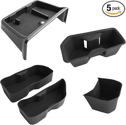 CDEFG 5Pcs for 2024-2026 Toyota Grand Highlander Center Console Organizer