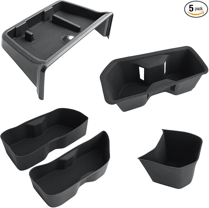 CDEFG 5Pcs for 2024-2026 Toyota Grand Highlander Center Console Organizer