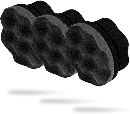 Adam's Polishes Pro Tire Hex Grip Applicator (3 Pack) - Tire Shine Car Detailing Foam Sponge Tool|Car Cleaning Supplies 