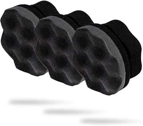 Adam's Polishes Pro Tire Hex Grip Applicator (3 Pack) - Tire Shine Car Detailing Foam Sponge Tool|Car Cleaning Supplies 