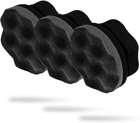Adam's Polishes Pro Tire Hex Grip Applicator (3 Pack) - Tire Shine Car Detailing Foam Sponge Tool|Car Cleaning Supplies 