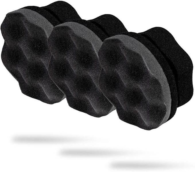 Adam's Polishes Pro Tire Hex Grip Applicator (3 Pack) - Tire Shine Car Detailing Foam Sponge Tool|Car Cleaning Supplies 