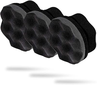 Adam's Polishes Pro Tire Hex Grip Applicator (3 Pack) - Tire Shine Car Detailing Foam Sponge Tool|Car Cleaning Supplies 