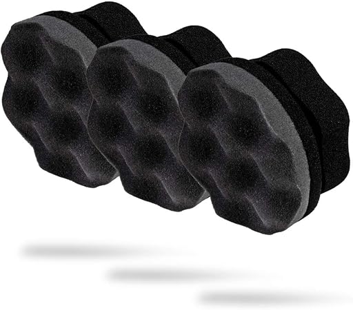 Adam's Polishes Pro Tire Hex Grip Applicator (3 Pack) - Tire Shine Car Detailing Foam Sponge Tool|Car Cleaning Supplies 