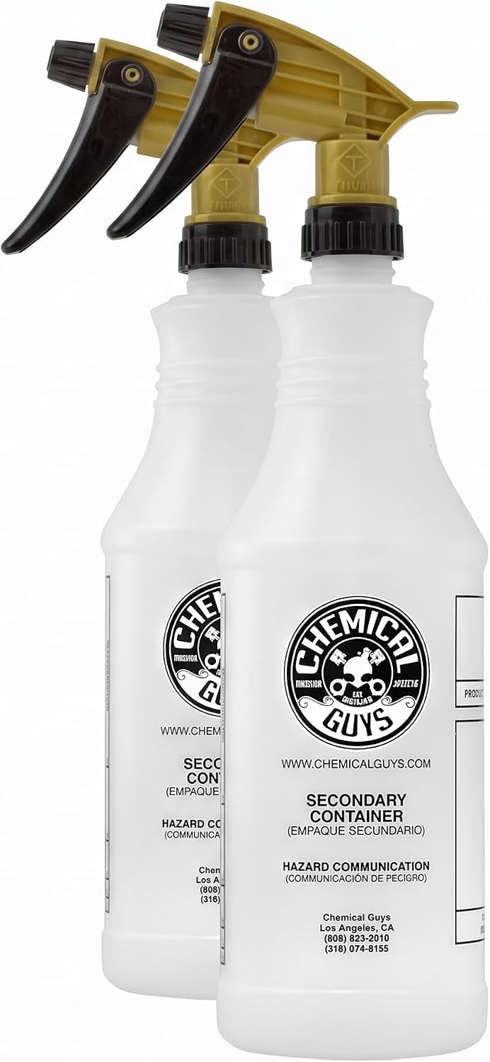 Acc_136 Acid Resistant Sprayer, with 32 oz Heavy Duty Bottle, White (Pack of 2)