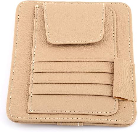 Visor Organizer, Automotive Car Sun Organizer Card Storage Glass Credit Money Holder Sunglasses Clip Multifunction Glass