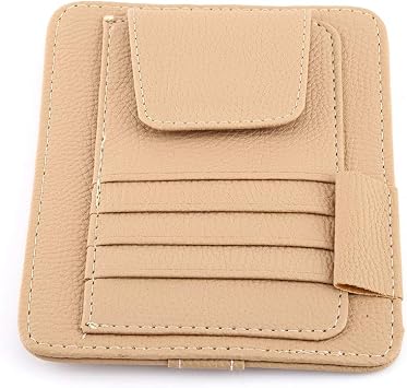 Visor Organizer, Automotive Car Sun Organizer Card Storage Glass Credit Money Holder Sunglasses Clip Multifunction Glass
