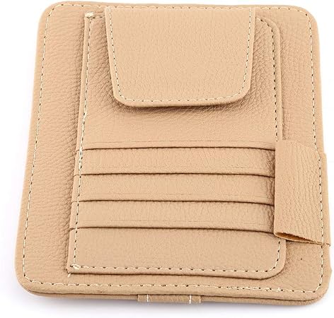 Visor Organizer, Automotive Car Sun Organizer Card Storage Glass Credit Money Holder Sunglasses Clip Multifunction Glass