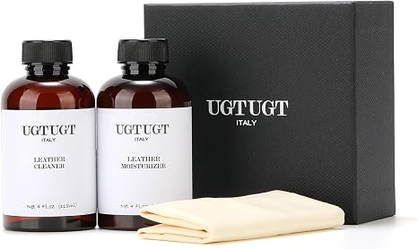 All in one Leather Cleaning Kit,Leather Cleaner and Leather Conditioner,Leather Care kit for Bag,Car seat,Restore Shine,