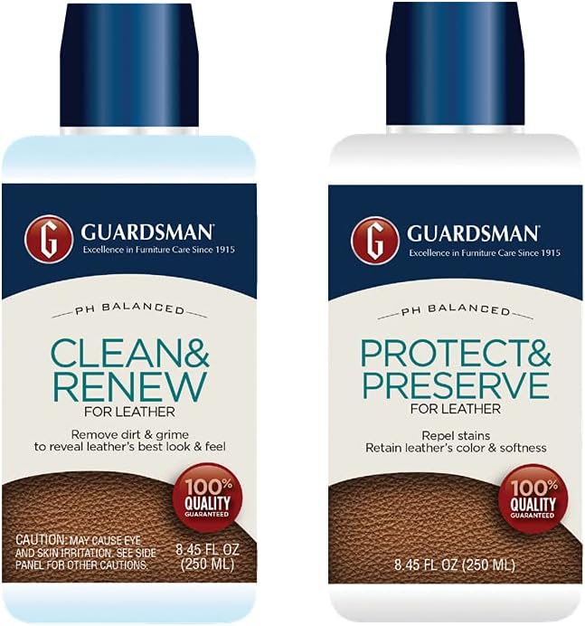 Leather Care Bundle: Leather Cleaner and Leather Protector
