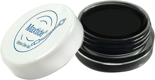 Turntable Stylus Clean Gel - Premium Anti-Static & Zero-Dust Stylus Cleaner, Dirt and Debris Dry Cleaning Mixture for Vinyl Record Player Needle (Black)