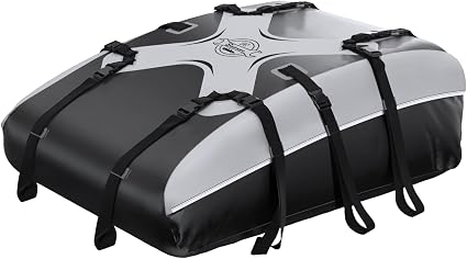 Sailnovo Car Roof Bag,20 Cubic feet for Most Vehicles with/Without Rack