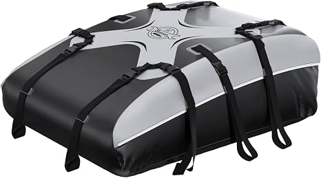 Sailnovo Car Roof Bag,20 Cubic feet for Most Vehicles with/Without Rack
