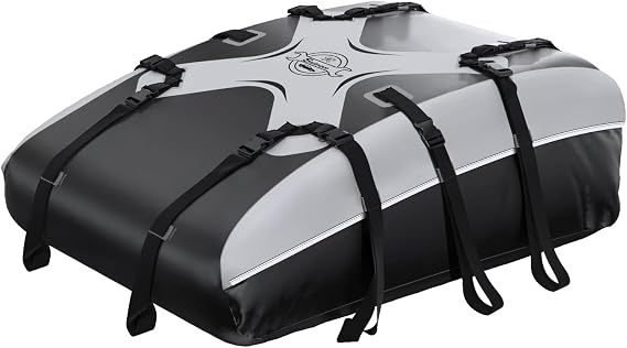 Sailnovo Car Roof Bag,20 Cubic feet for Most Vehicles with/Without Rack
