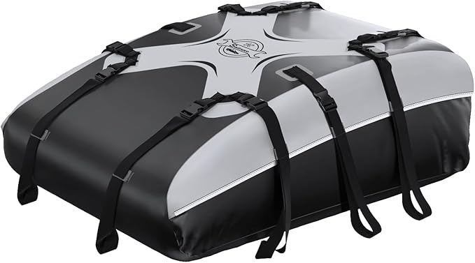 Sailnovo Car Roof Bag,20 Cubic feet for Most Vehicles with/Without Rack