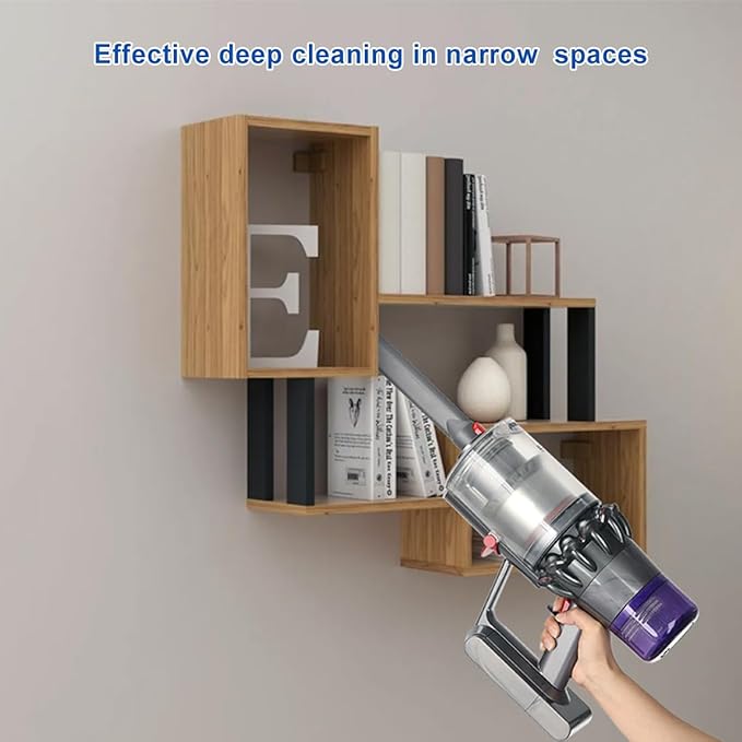 LANMU Crevice Tool Compatible with Dyson V15 V12 V11 V10 V9 V8 V7 Gen5 Outsize Vacuum Cleaner, Vacuum Attachment Replacement Parts for Cleaning Hard-to-reach Areas