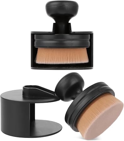 Amabro Car Tire Shine Brush, Auto Tyre Cleaning Brush with Stand Cover Soft Tire Shine Applicator High-Density Detailing