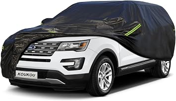 KouKou Waterproof SUV Car Cover All Weather, Fits 191-201 inch