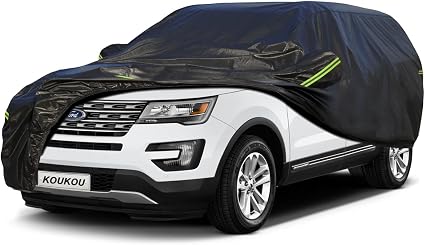 KouKou Waterproof SUV Car Cover All Weather, Fits 191-201 inch