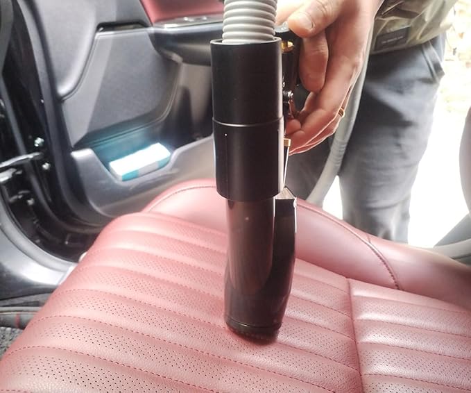 Car Interior Detailing Air Blow Gun &vacunm Gun,Cleaning Gun Quickly Blasts Dirt and Dust from Surface Works with Air Compressor(Upgrade Aluminium Rotate Tube) 2IN1